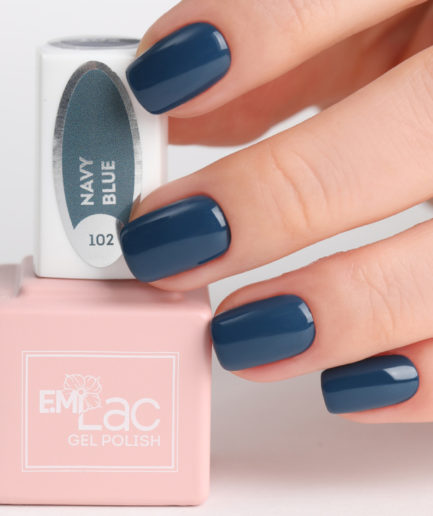 E.MiLac №102 SCO Нэви Блю, 9 мл. SALE