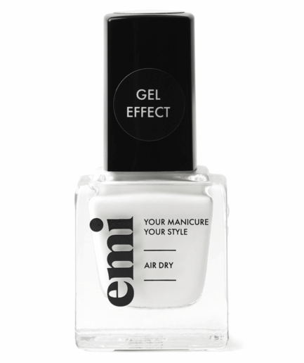 Ультрастойкий лак Gel Effect Снежно-белый №001, 9 мл.