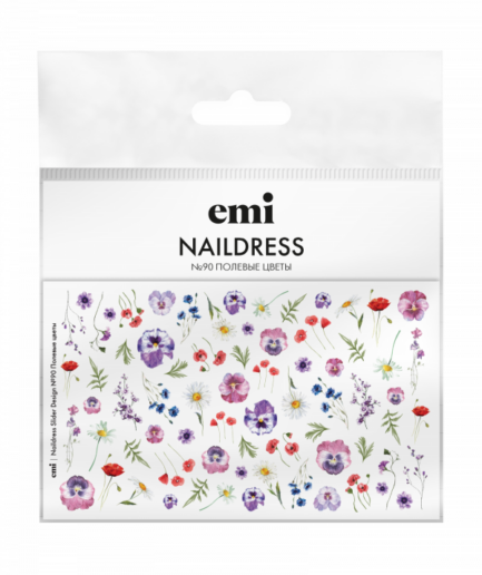 Naildress Slider Design №90 Полевые цветы