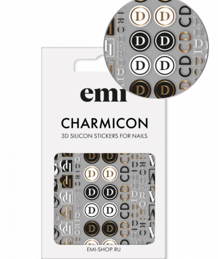 Charmicon 3D Silicone Stickers №186 Логомания